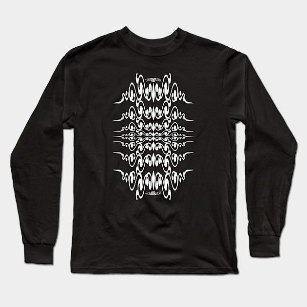 Abstract No. 67 white Long Sleeve T-Shirt by Againstallodds68